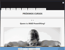 Tablet Screenshot of madpowerlifting.com